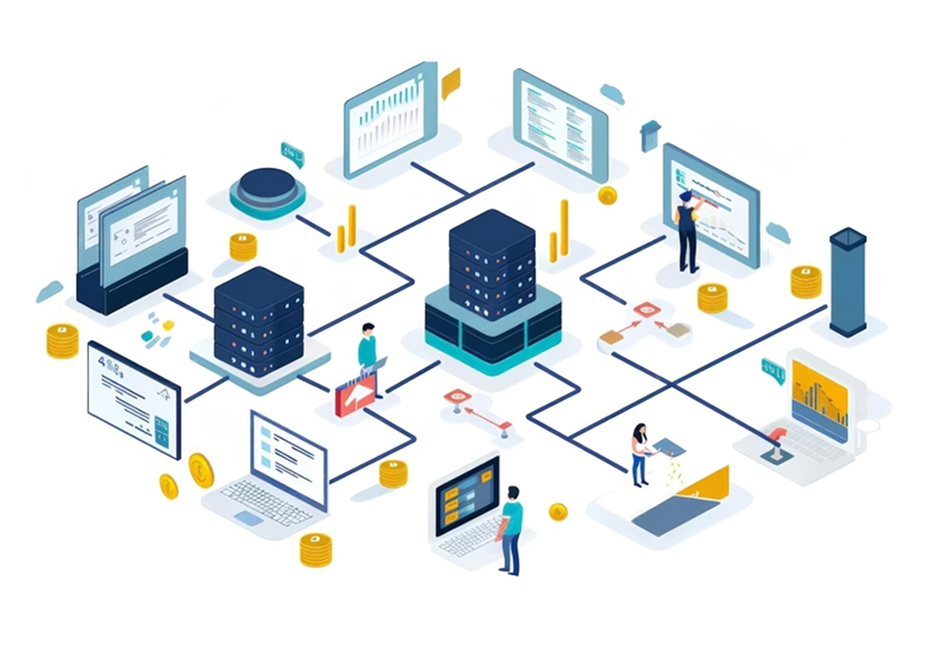 team-developing-computer-technology-infographic-3d-illustration-flat-isometric_18660-6308 1
